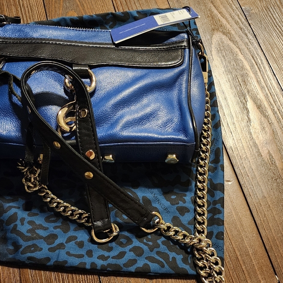 Rebecca Minkoff Electric Blue Mini Mac Bag - Picture 15 of 15